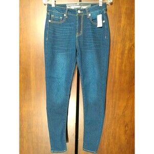 Loueera Women Dark Skinny Mid Rise‎ Shaping Jeans Size 6